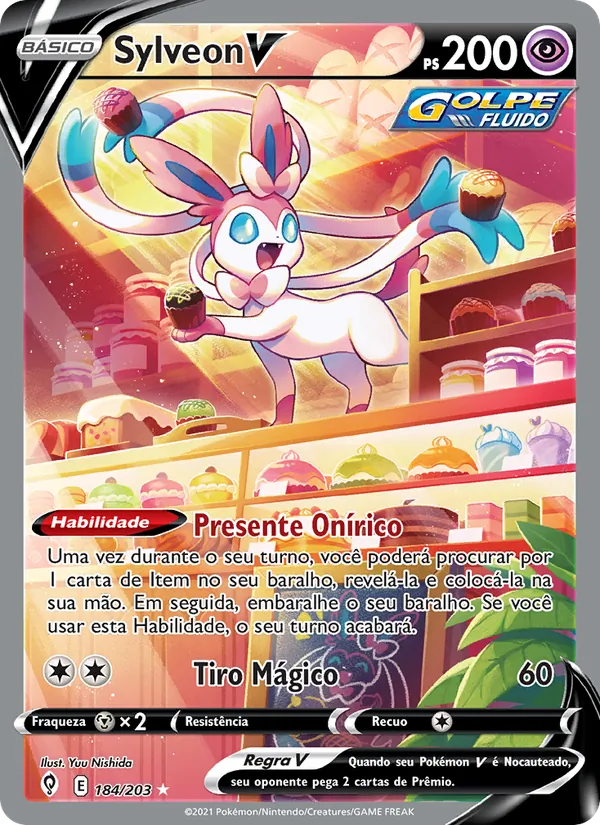 Sylveon V (Evolving Skies #184/203)