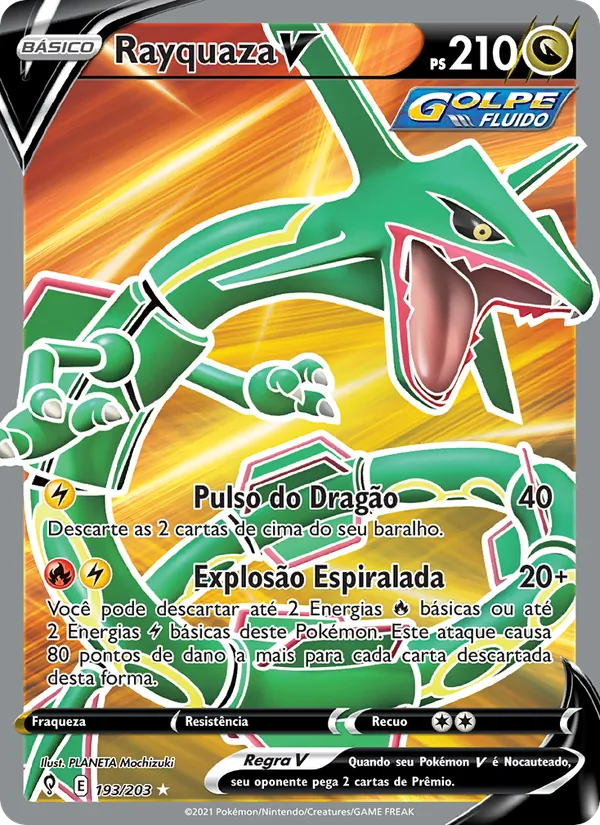 Rayquaza V (Evolving Skies #193/203)