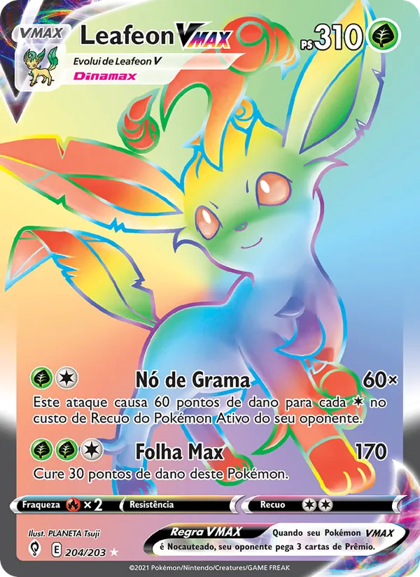 Leafeon VMAX (Evolving Skies #204/203)