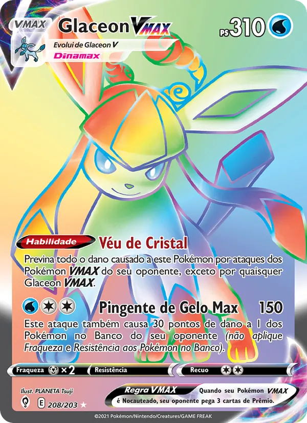 Glaceon VMAX (Evolving Skies #208/203)