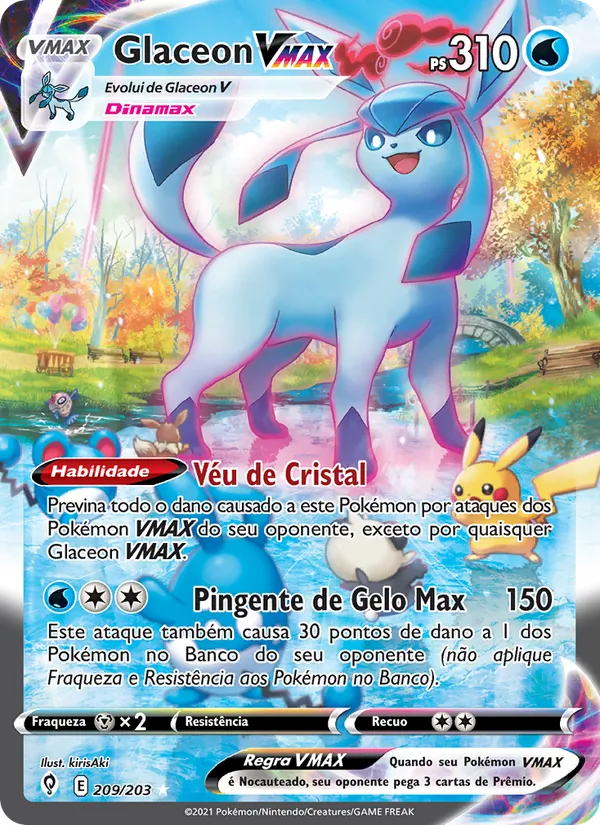 Glaceon VMAX (Evolving Skies #209/203)