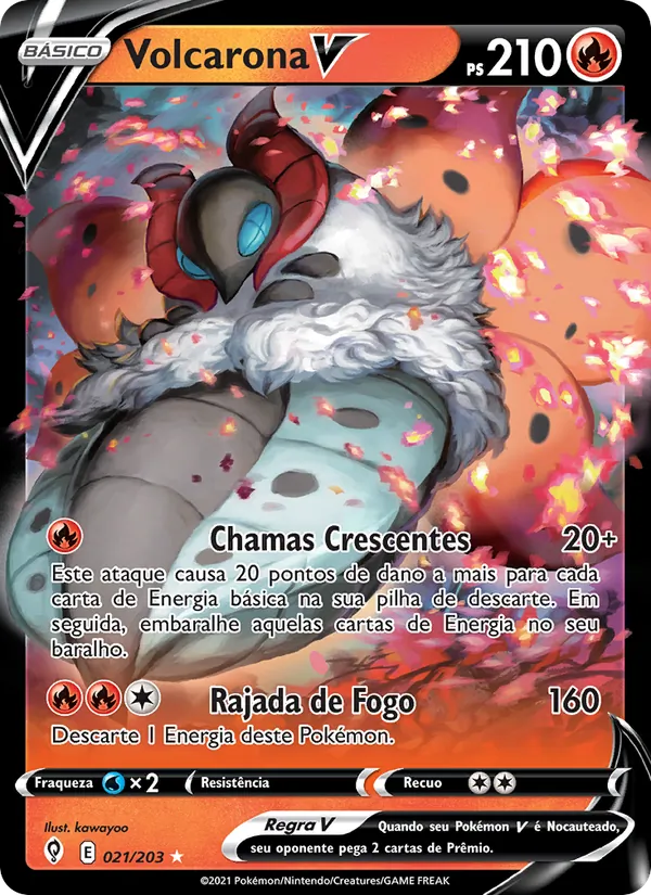 Volcarona V (Evolving Skies #21/203)