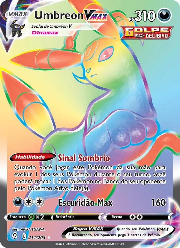 Umbreon VMAX (Evolving Skies #214/203)