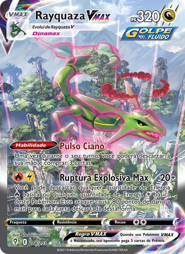 Rayquaza VMAX (Evolving Skies #218/203)