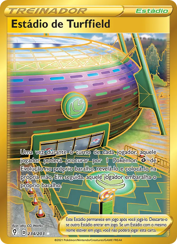 Estádio de Turffield (Evolving Skies #234/203)