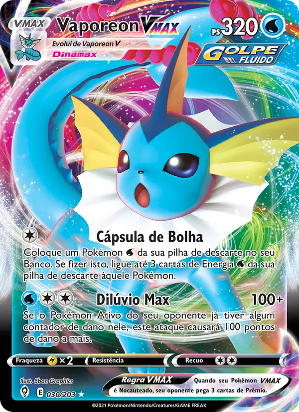 Vaporeon VMAX (Evolving Skies #30/203)