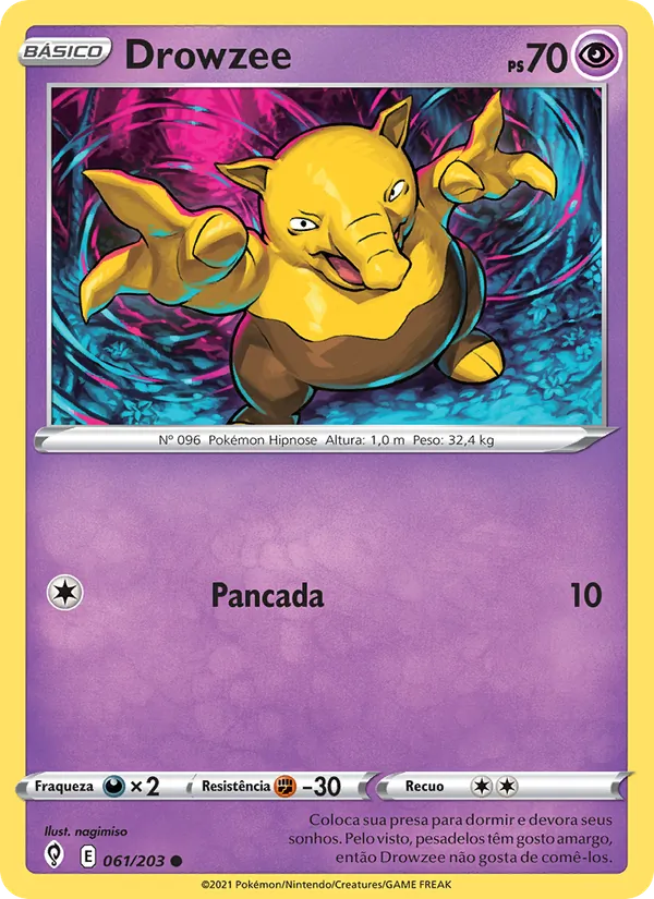 Drowzee (Evolving Skies #61/203)