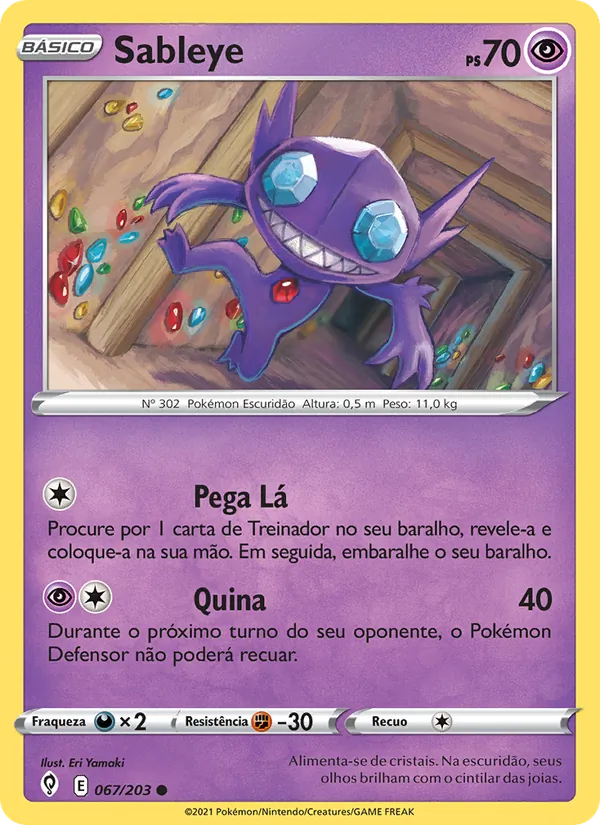 Sableye (Evolving Skies #67/203)