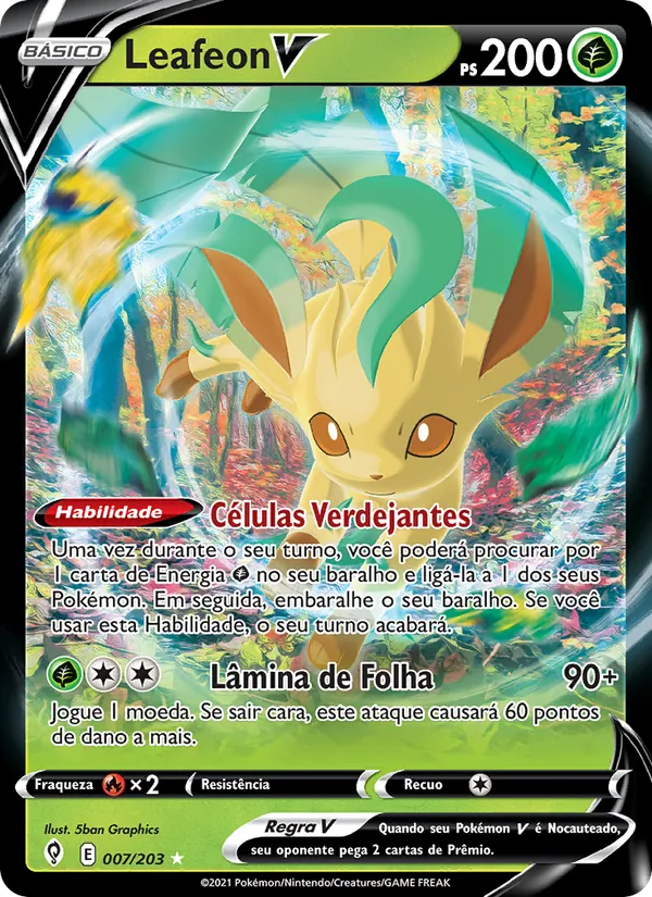 Leafeon V (Evolving Skies #7/203)