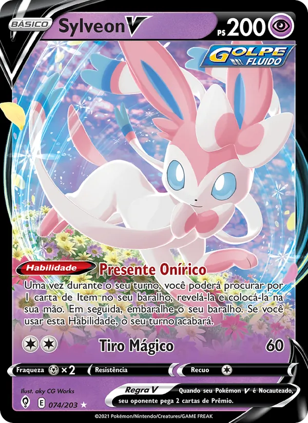 Sylveon V (Evolving Skies #74/203)
