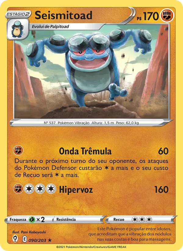 Seismitoad (Evolving Skies #90/203)