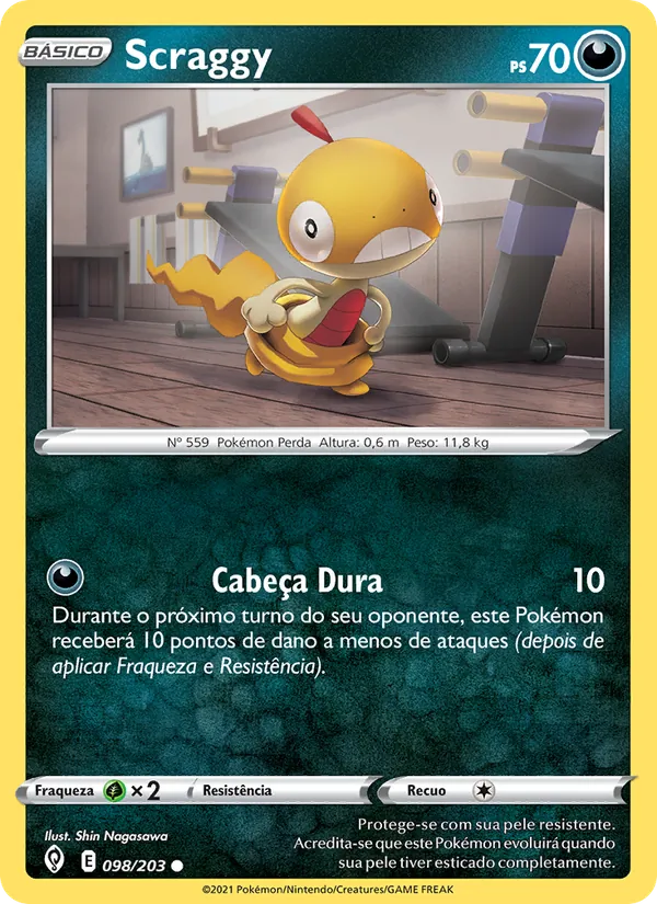 Scraggy (Evolving Skies #98/203)