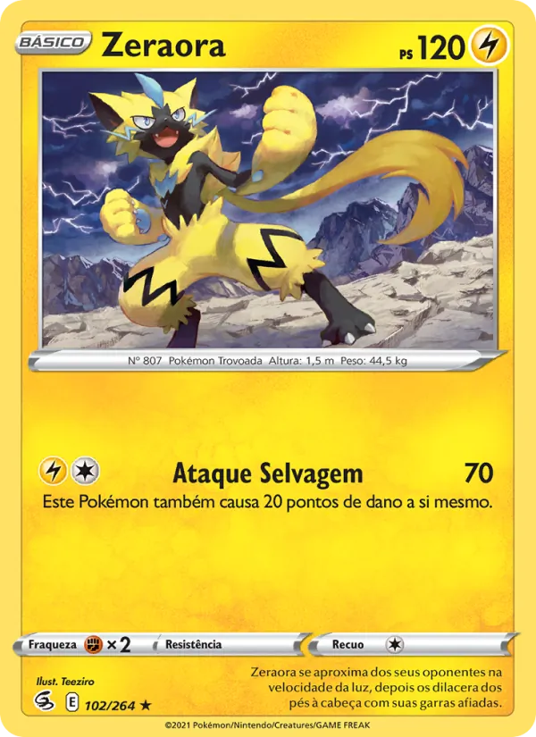 Zeraora (Fusion Strike #102/264)