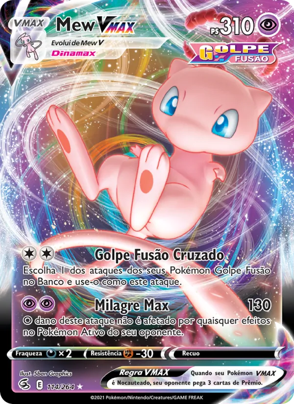 Mew VMAX (Fusion Strike #114/264)