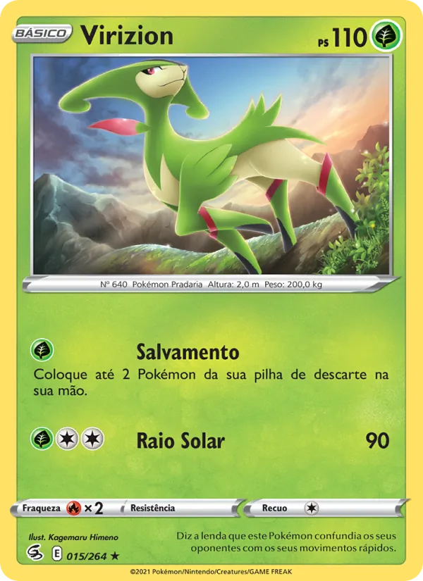 Virizion (Fusion Strike #15/264)