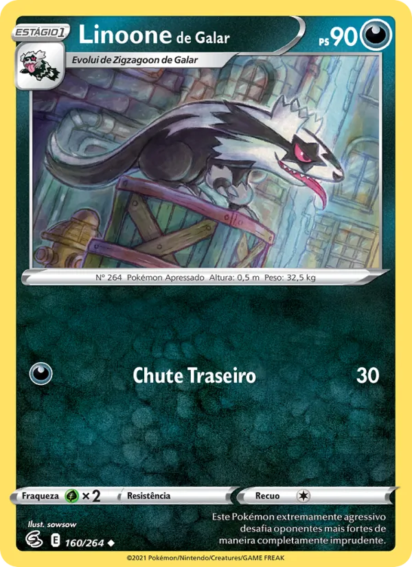Linoone de Galar (Fusion Strike #160/264)