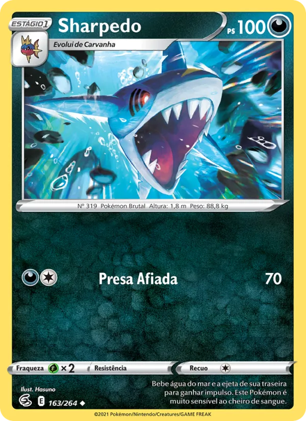Sharpedo (Fusion Strike #163/264)