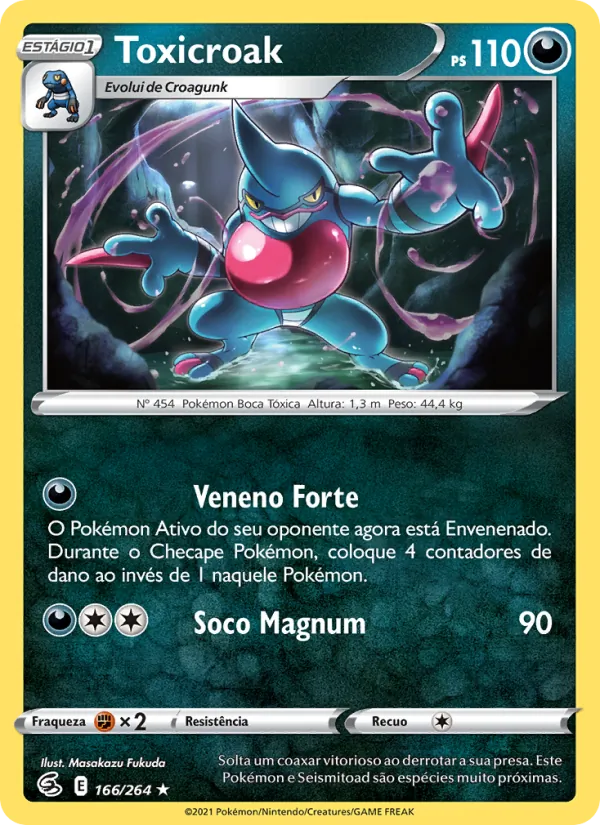 Toxicroak (Fusion Strike #166/264)