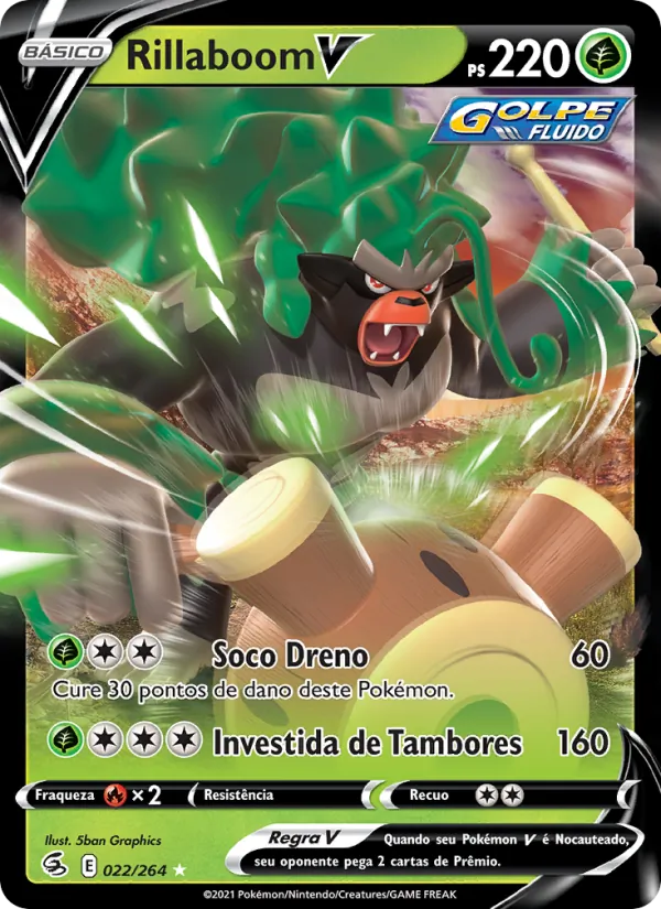 Rillaboom V (Fusion Strike #22/264)