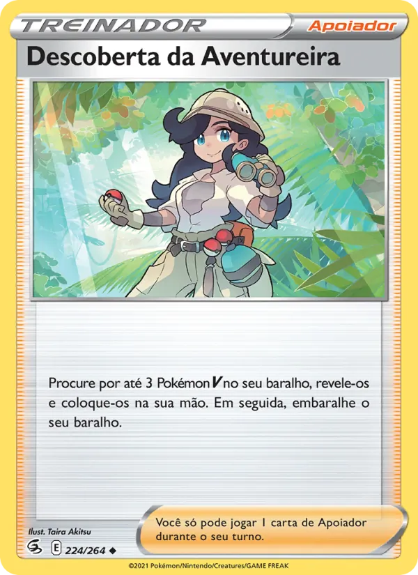 Descoberta da Aventureira (Fusion Strike #224/264)