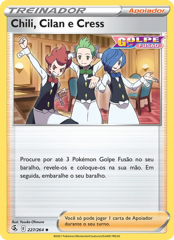 Chili, Cilan e Cress (Fusion Strike #227/264)