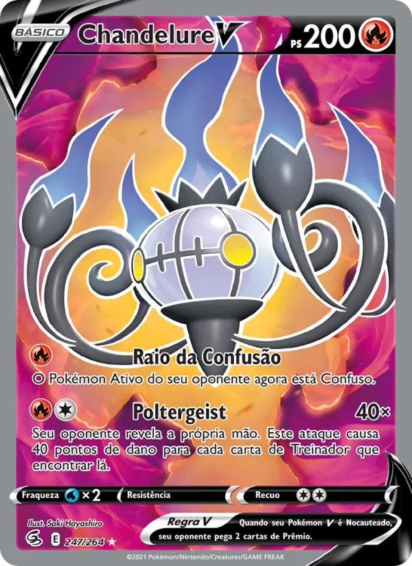 Chandelure V (Fusion Strike #247/264)