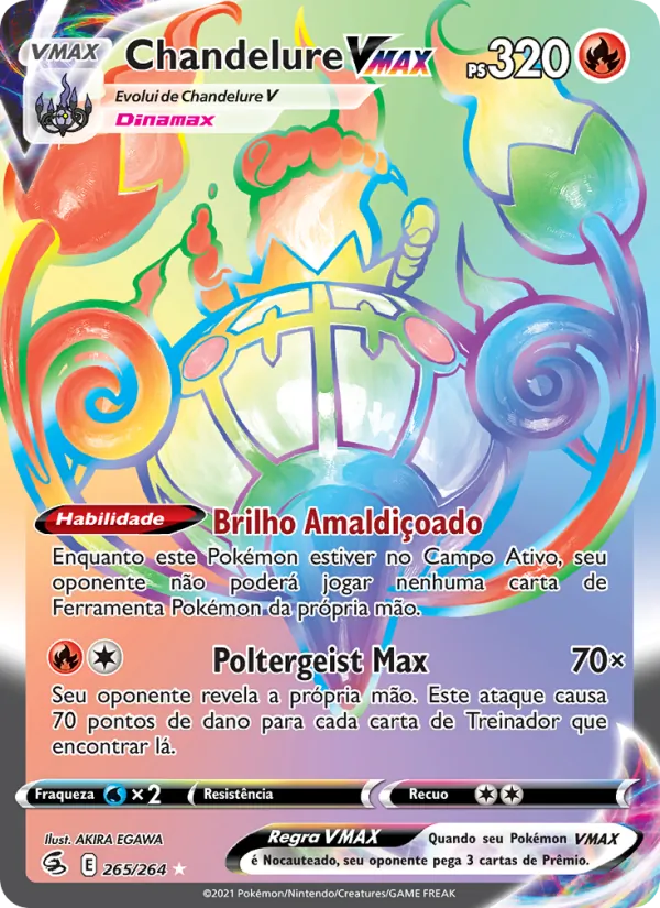 Chandelure VMAX (Fusion Strike #265/264)