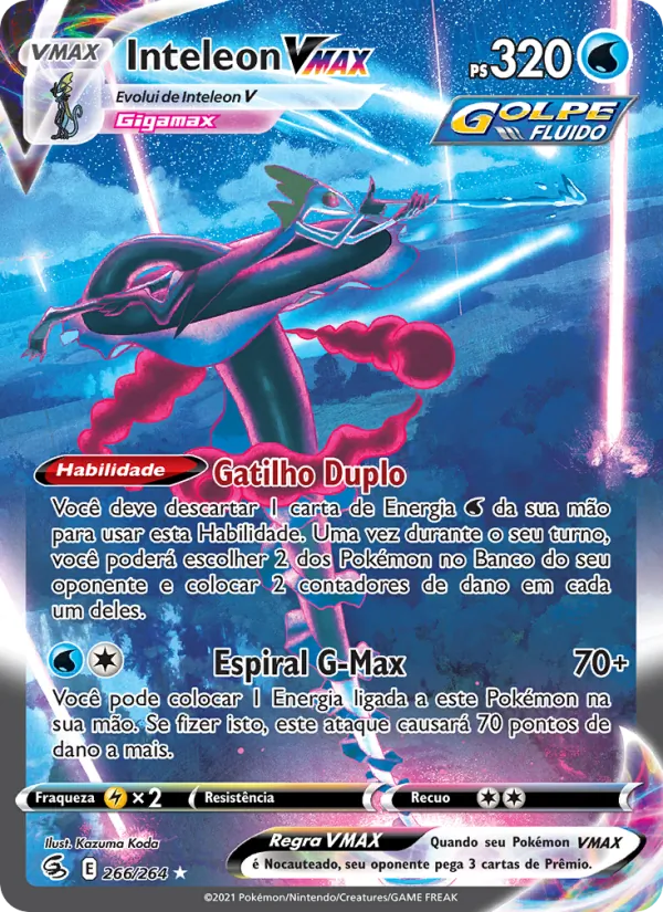 Inteleon VMAX (Fusion Strike #266/264)