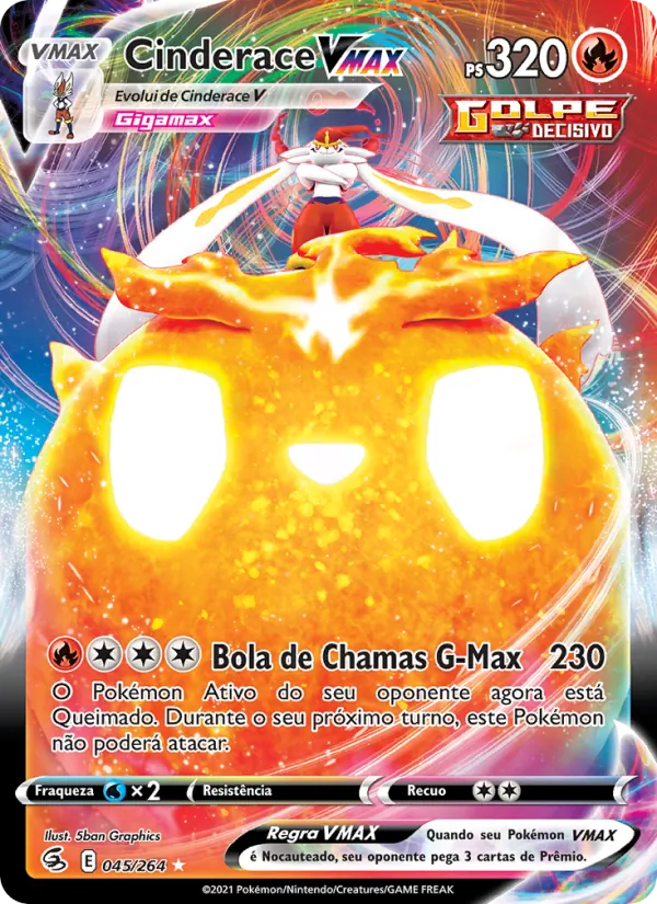 Cinderace VMAX (Fusion Strike #45/264)