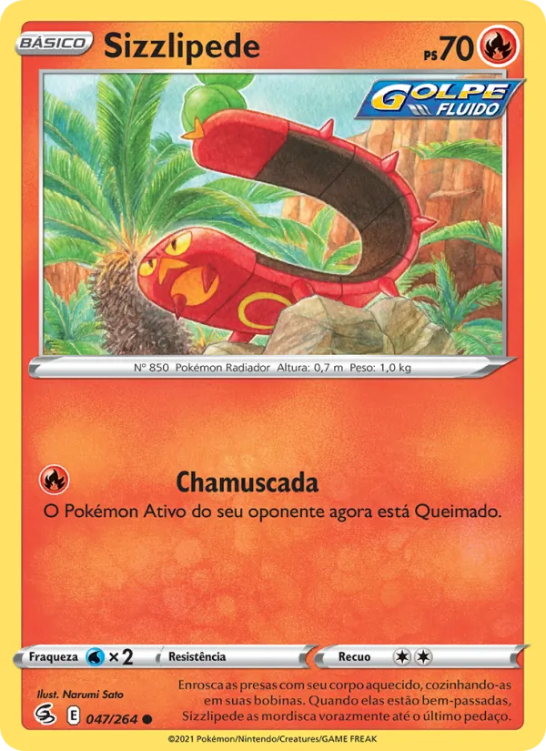 Sizzlipede (Fusion Strike #47/264)