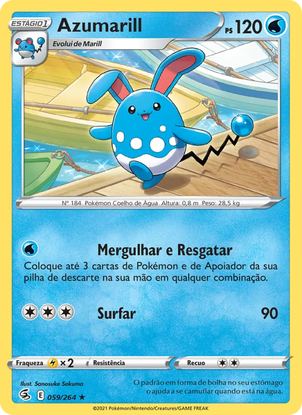 Azumarill (Fusion Strike #59/264)