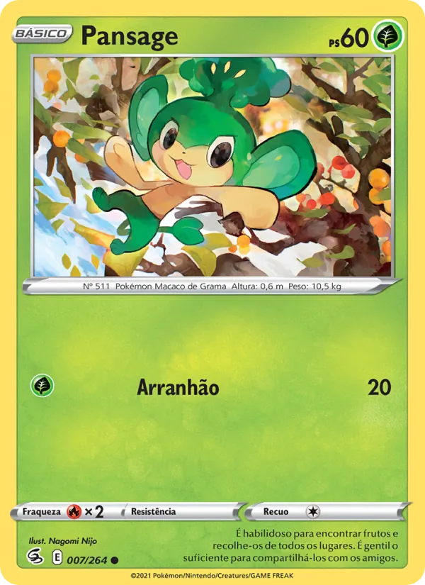 Pansage (Fusion Strike #7/264)