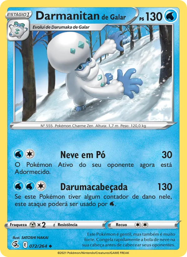 Darmanitan de Galar (Fusion Strike #72/264)