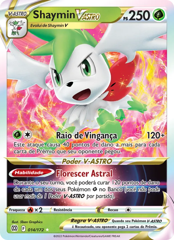 Shaymin V-ASTRO (Brilliant Stars #014/172)