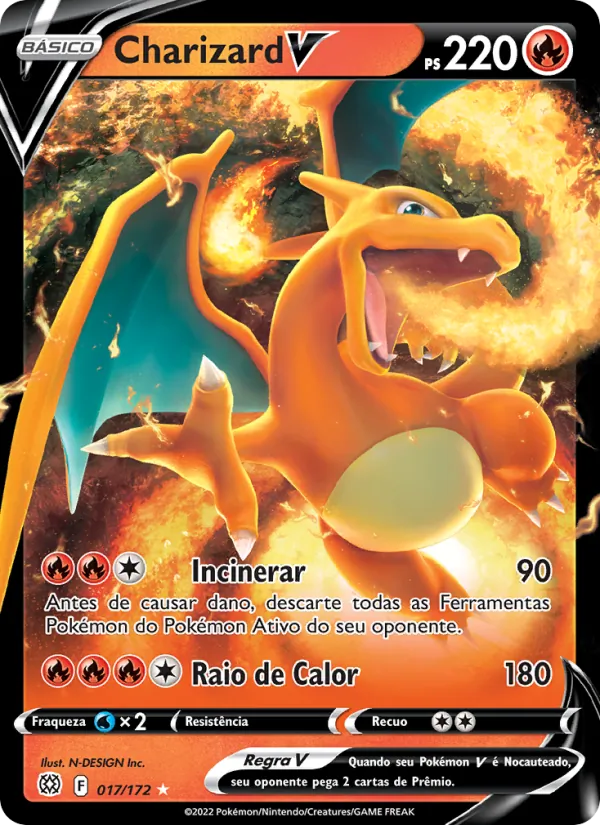 Charizard V (Brilliant Stars #017/172)