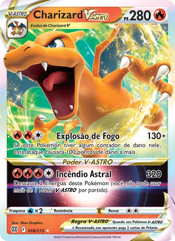 Charizard V-ASTRO (Brilliant Stars #018/172)