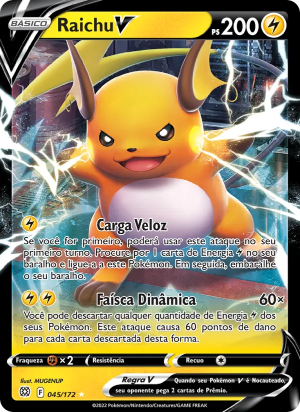 Raichu V (Brilliant Stars #045/172)