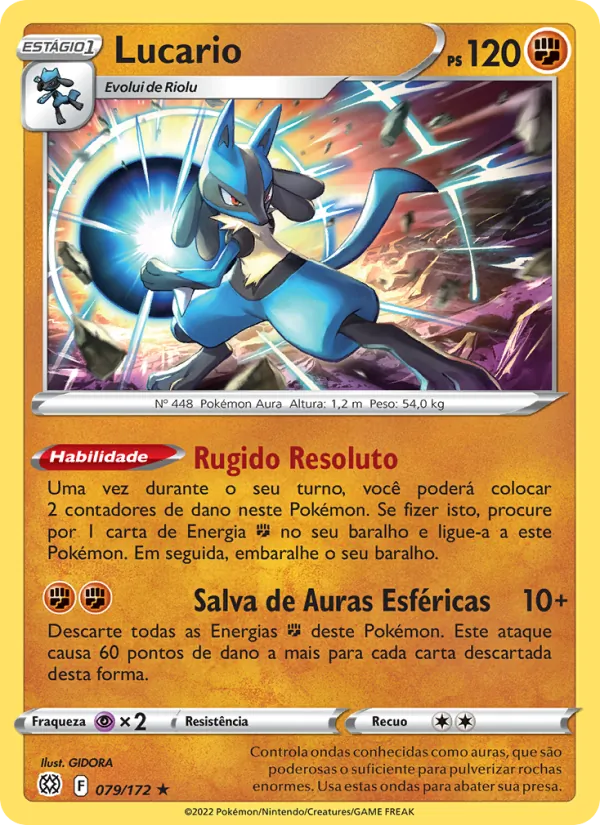 Lucario (Brilliant Stars #079/172)