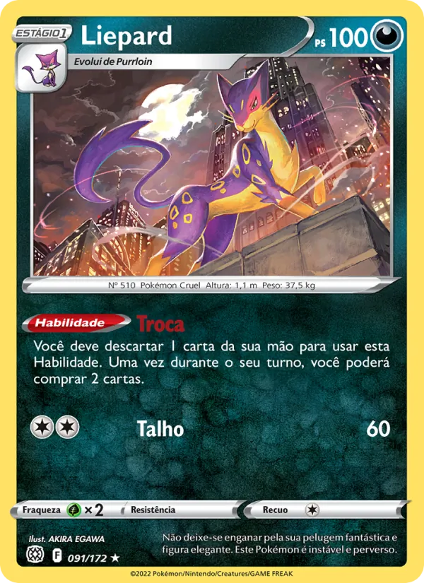 Liepard (Brilliant Stars #091/172)