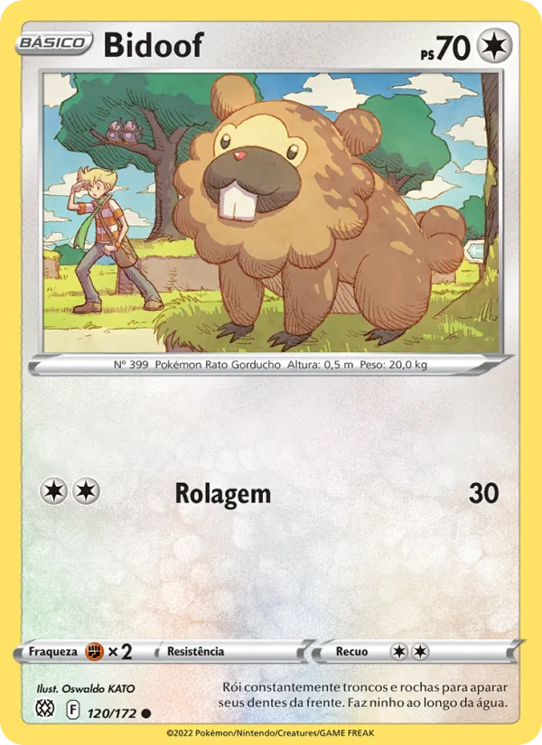 Bidoof (Brilliant Stars #120/172)