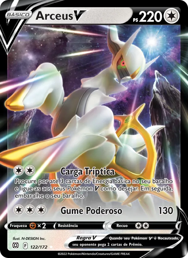 Arceus V (Brilliant Stars #122/172)