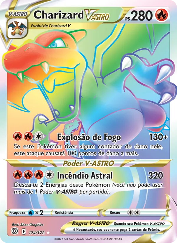 Charizard V-ASTRO (Brilliant Stars #174/172)