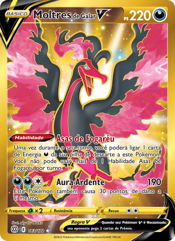 Moltres de Galar V (Brilliant Stars #183/172)