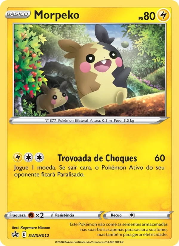Morpeko (SWSH Black Star Promos #SWSH012/307)