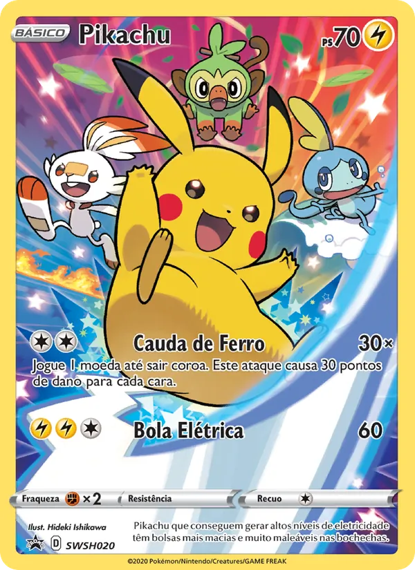 Pikachu (SWSH Black Star Promos #SWSH020/307)