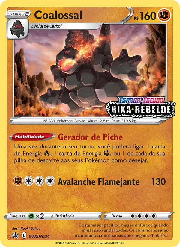 Coalossal (SWSH Black Star Promos #SWSH024/307)