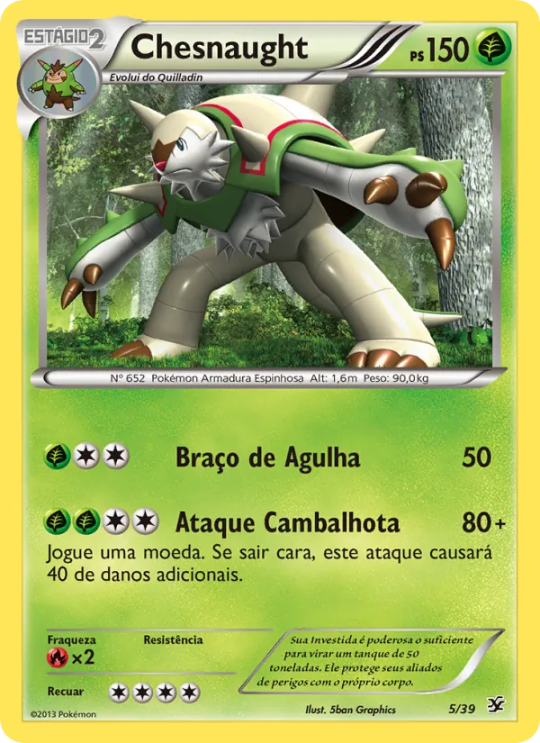 Chesnaught (Kalos Starter Set #5/39)