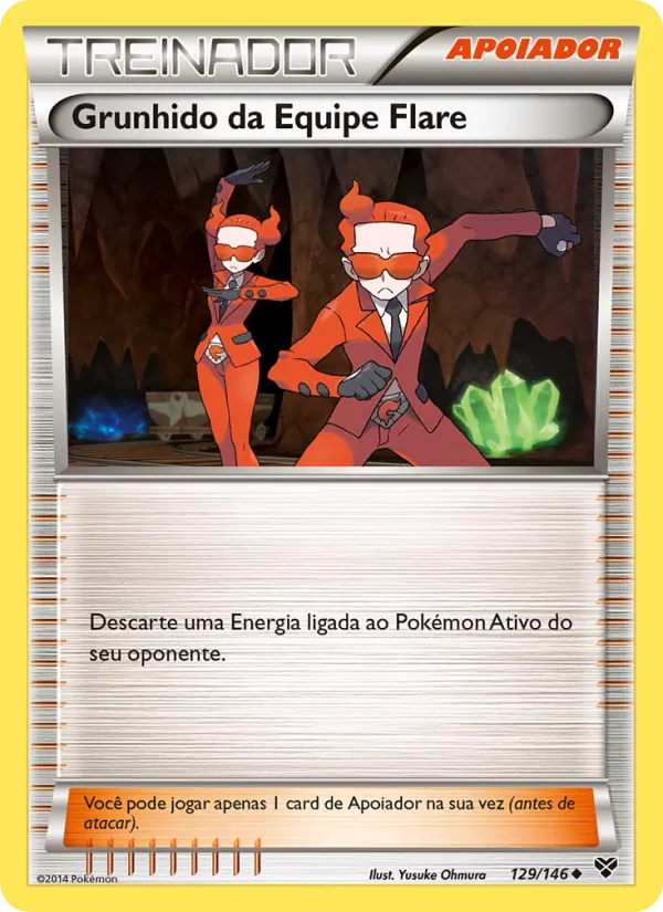 Grunhido da Equipe Flare (XY #129/146)