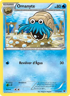 Omanyte (Fates Collide #17/124)