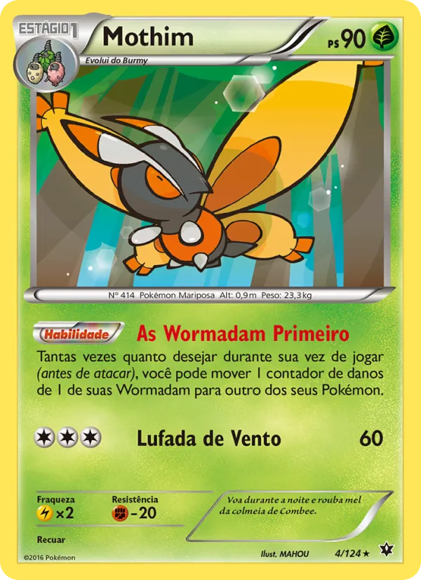 Mothim (Fates Collide #4/124)